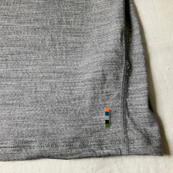 Smartwool Merino Short Sleeve Tee Men's M Gray - Picture 4 of 9